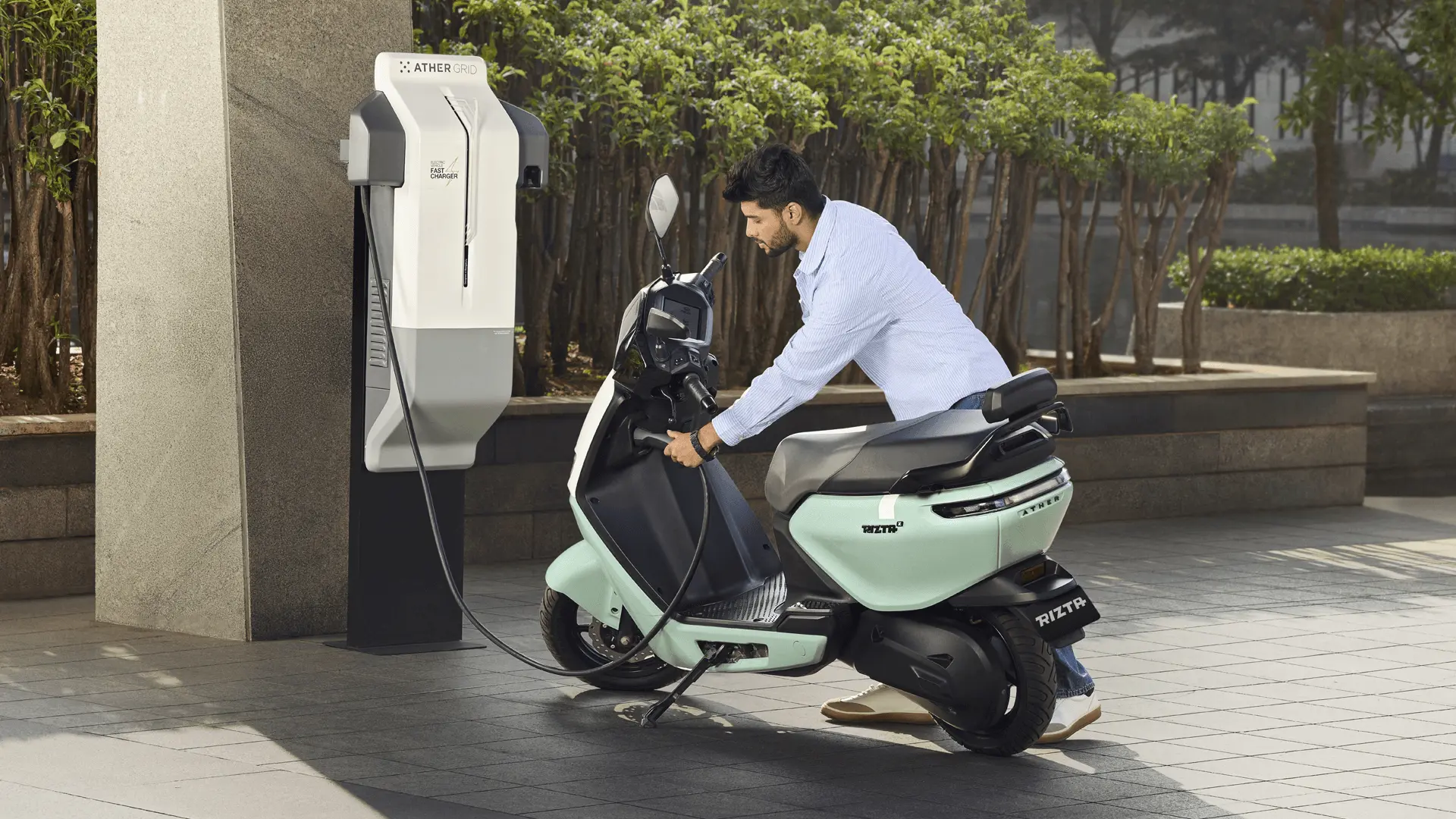 Ather Charging Scooter